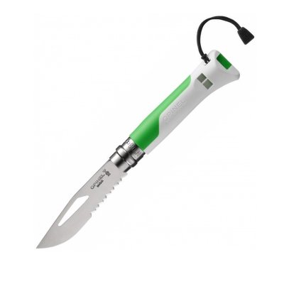 Opinel VRI N°08 Inox Outdoor Fluo Green nůž 002319