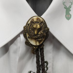 Myslivecká kravata Bolo - Exclusive Vlk I