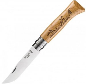 Opinel N08 Inox Animalia Hare 002333 nůž