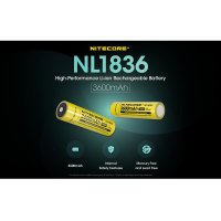 Nitecore 18650 Li-ion baterie 3600mAh