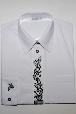 LUKO pánská obleková košile s výšivkou 072242 (46-50)