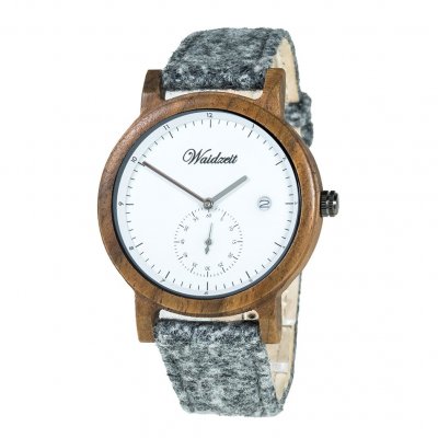 Maximilian Loden Bílé dřevěné hodinky