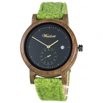 Maximilian Loden Zelené dřevěné hodinky