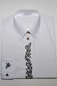 LUKO dámská obleková košile s výšivkou 16221.3