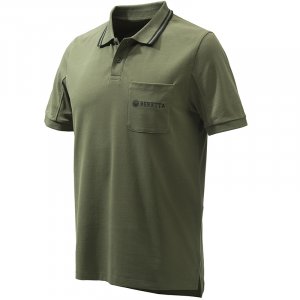 Airmesh Polo tričko SS - Green