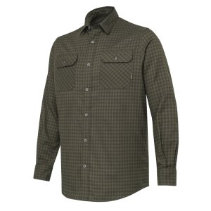 Cadet Flannel košile - Green & Brown Check