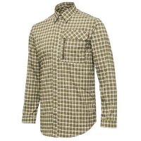 Lightweight košile - White & Green Check