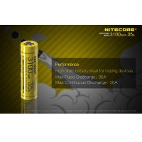 Nitecore 18650 Li-ion baterie 3100mAh 35A / 2ks