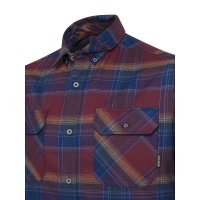 Cadet Flannel košile - Burgundy Check