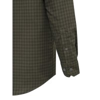 Cadet Flannel košile - Green & Brown Check