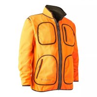 DEERHUNTER Gamekeeper Reversible Fleece Jacket - oboustranná bunda - Green&Orange