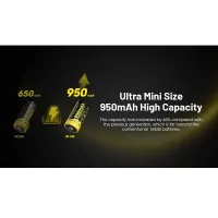 Nitecore RCR123A Li-ion battery 950mAh