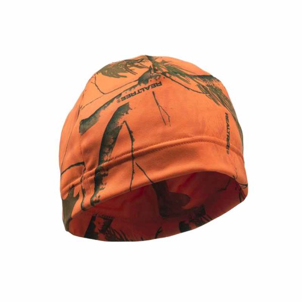 Fleece Beanie čepice - Realtree Ap Camo Hd Orange