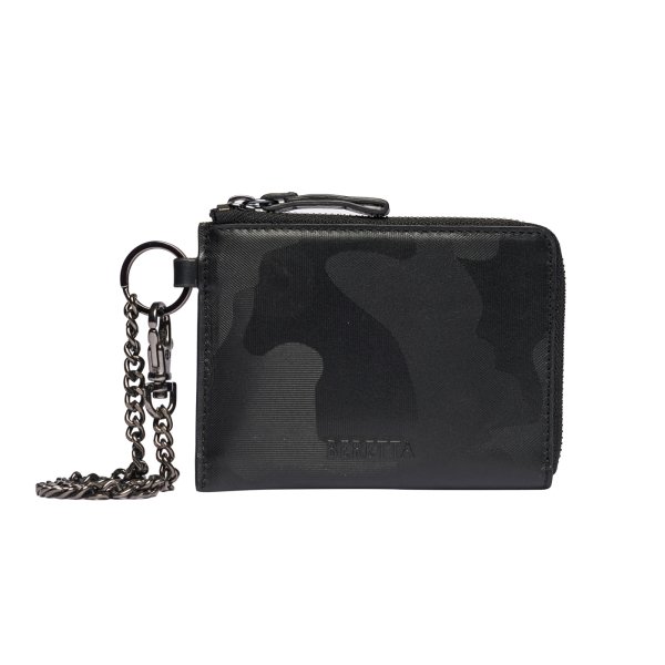 Zipped Pouch Peněženka s řetízkem - black