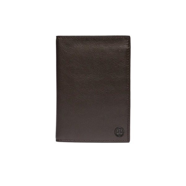 Classic Vertical Bifold peněženka - Brown