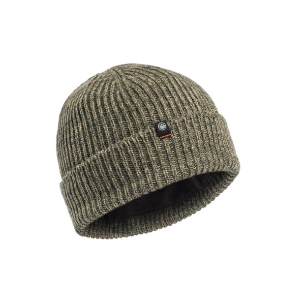 Marten Beanie čepice - Green Stone & Bark