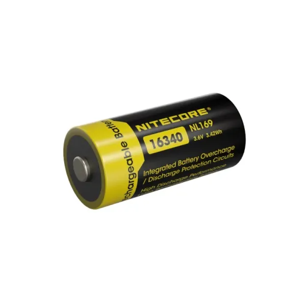 Nitecore RCR123A Li-ion battery 950mAh